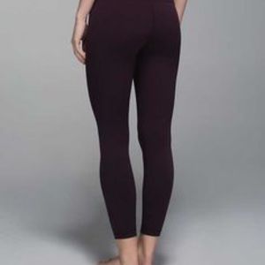 Lululemon, full length yoga pants, steel grey,